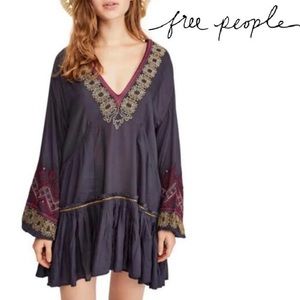 FREE PEOPLE Wild One Embellished Dress NWT